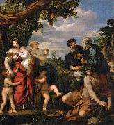 Pietro da Cortona The Alliance of Jacob and Laban oil painting